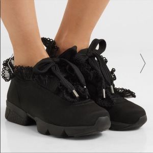 Ganni Harriet ruffle sneakers